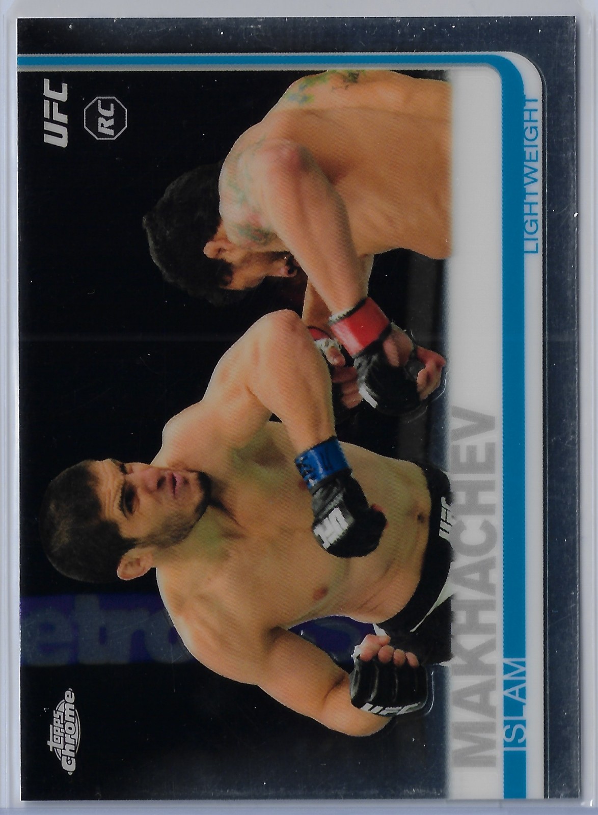 2019 Topps Chrome UFC Islam Makhachev RC #92 Welterweight CHAMP Dagestan