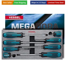 MEGADORA Screwdriver Set 8pcs. EVA foam set