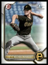 Michael Kennedy 2022 Bowman Draft #BD-176 Pittsburgh Pirates