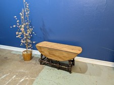 Vintage Ercol Golden Dawn Drop Leaf Coffee Table Side Table Stripped Top