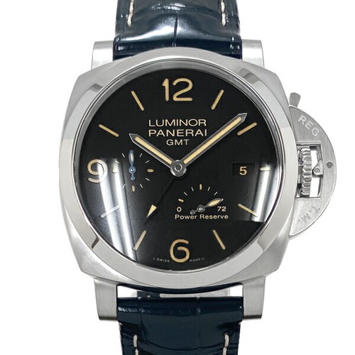 PANERAI Lumineux 1950 3DAYS Gmt PAM01321 Homme Montre De Japon G1030 - Photo 2 sur 10