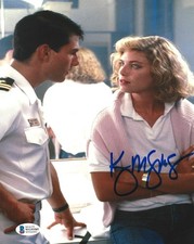KELLY MCGILLIS SIGNED 'TOP GUN' 8x10 MOVIE PHOTO CHARLIE ACTRESS 9 BECKETT COA