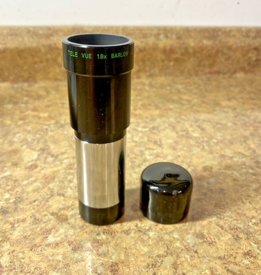 Vintage Tele Vue 1.8x Barlow Lens Telescope Eyepiece Free Shipping