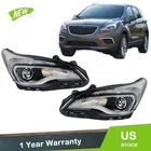 Headlight For 2016-2019 2020 Buick Envision Halogen w/LED DRL Left+Right Side