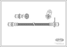 Flexible de frein Toyota CARINA
