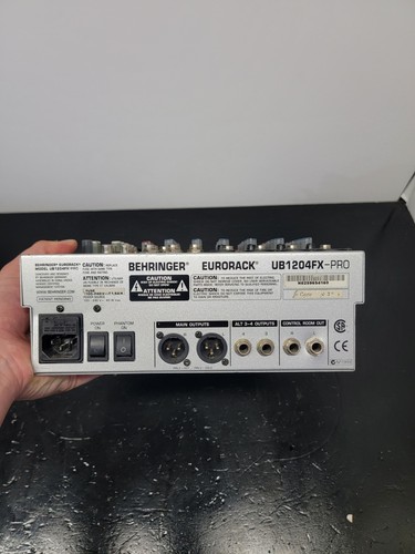 Behringer Eurorack UB1204FX-PRO Mixer - Working, - Picture 6 of 13