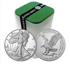 2023 American Eagles Roll / 20 Troy Ounces .999 Fine Silver / U.S. Mint Tube BU