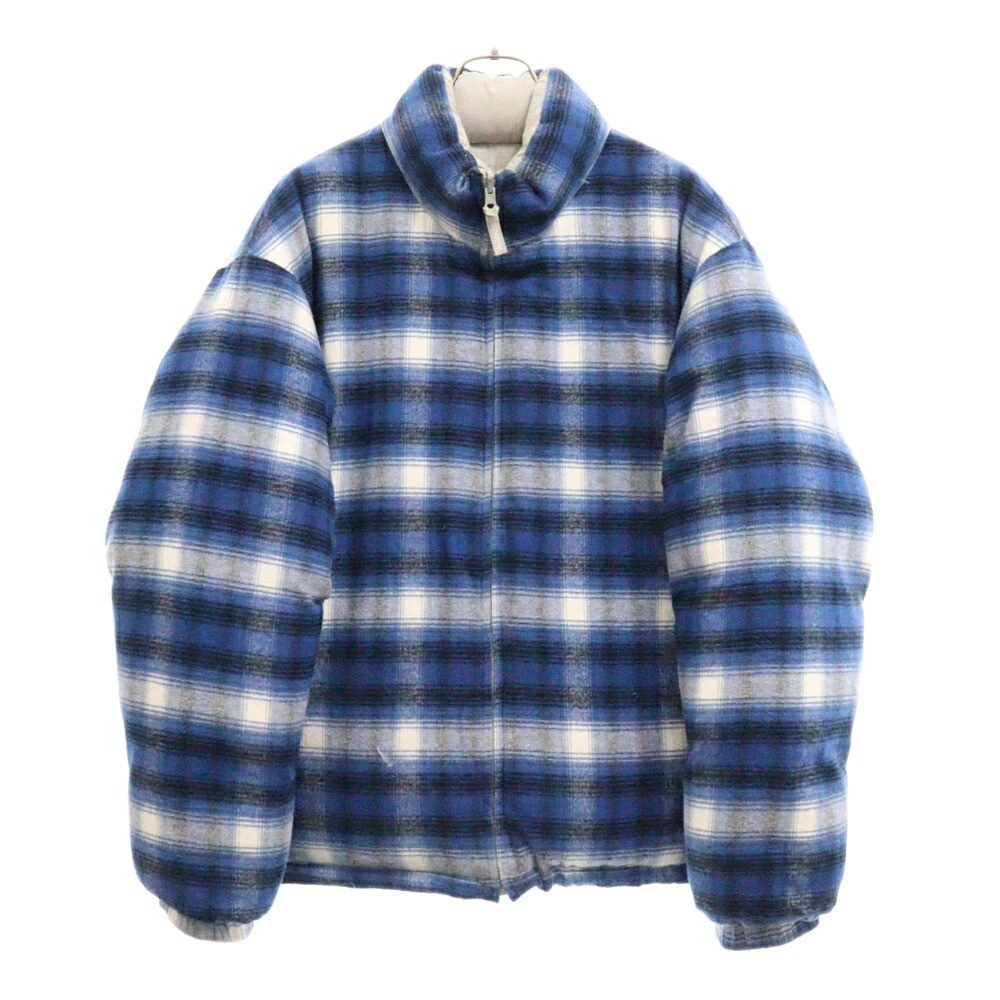 Veste matelassée réversible en flanelle Supreme taille M 22Aw FkT15