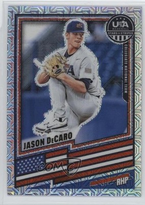 2026 Panini Stars & Stripes Prizm Mojo Prizm 1/25 Jason DeCaro #105 13o2