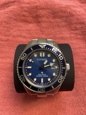 Citizen Promaster Dive Eco-Drive Blue Dial Mens Watch BN0260-54L