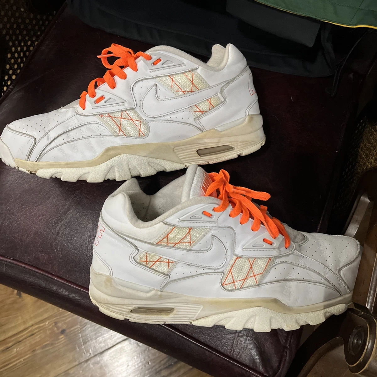 I Trainer 1.2 Mid 2010 Mens Athletic Sneakers Size 10 RARE 2010 NIKE TRAINER SC FLYWIRE 1990 - 2010 WHITE BLUE  main image 3