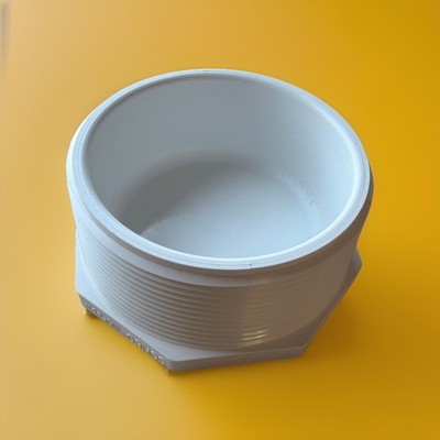  IPEX 035630 4  PVC Sch 40 Plug MPT White Xirtec-140 ~ 6 units 