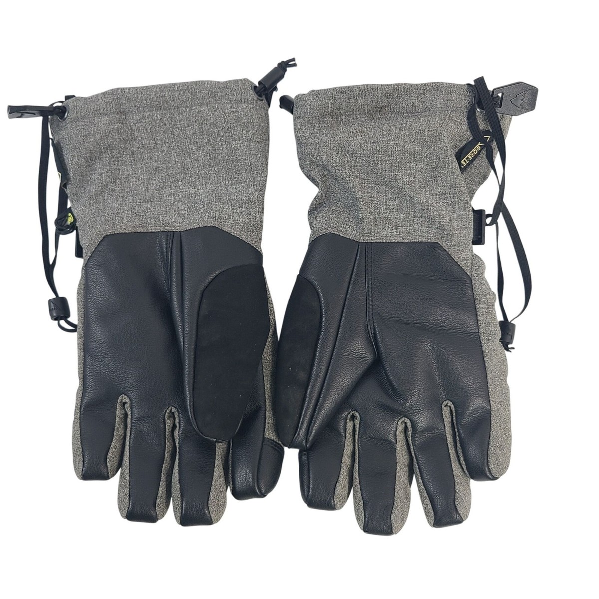 Burton Gore-Tex Snowboard Gloves Small Gray & Black Insulated