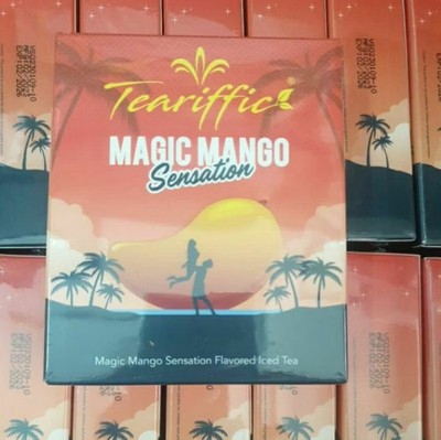 Teariffic Magic Mango Sensation Sexual Men Herb Energy Coffee 1 Box 12 Sachets