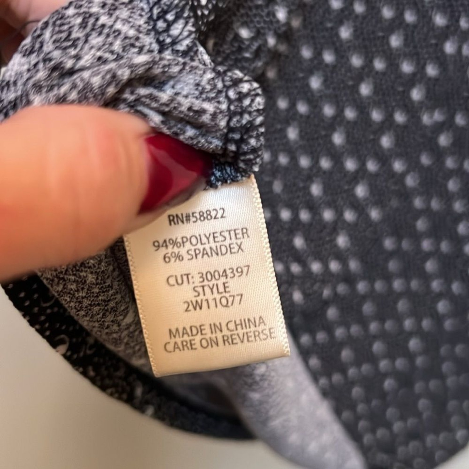 Max Studio Black White Patterned Long Sleeve Plus… - image 4