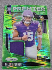 2024 Prizm - Premier Jerseys Dallas Turner #PJ-DTR Neon Green  (MEM, RC) AB450