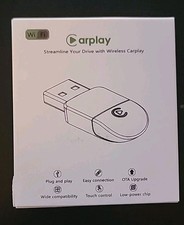 Wireless CarPlay Adapter  Android Auto Wireless Adapter, Plug  Play