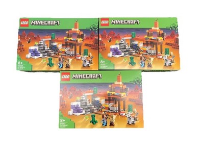 3x LEGO Minecraft: Die Mine in Den Badlands (21263) B Ware