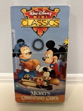 Walt Disney Mini Classics - Mickeys Christmas Carol VHS, 1994 , Vintage VHS