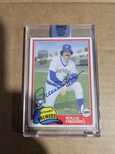 2017 Topps Archives Rollie Fingers Signature Series Postseason Autograph /69