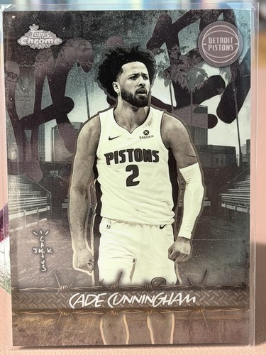 2025-26 Topps Chrome x Cactus Jack - Cade Cunningham Jacked Up Insert Pistons