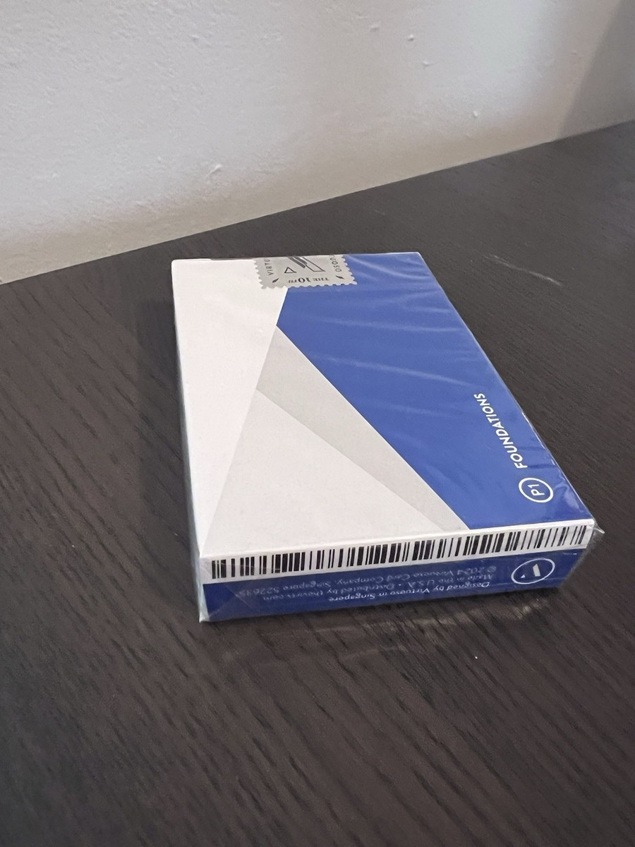 トランプ Virtuoso P1 / Foundations X Virtuoso P1 Foundations X Blue Cardistry Cards | Cardvo