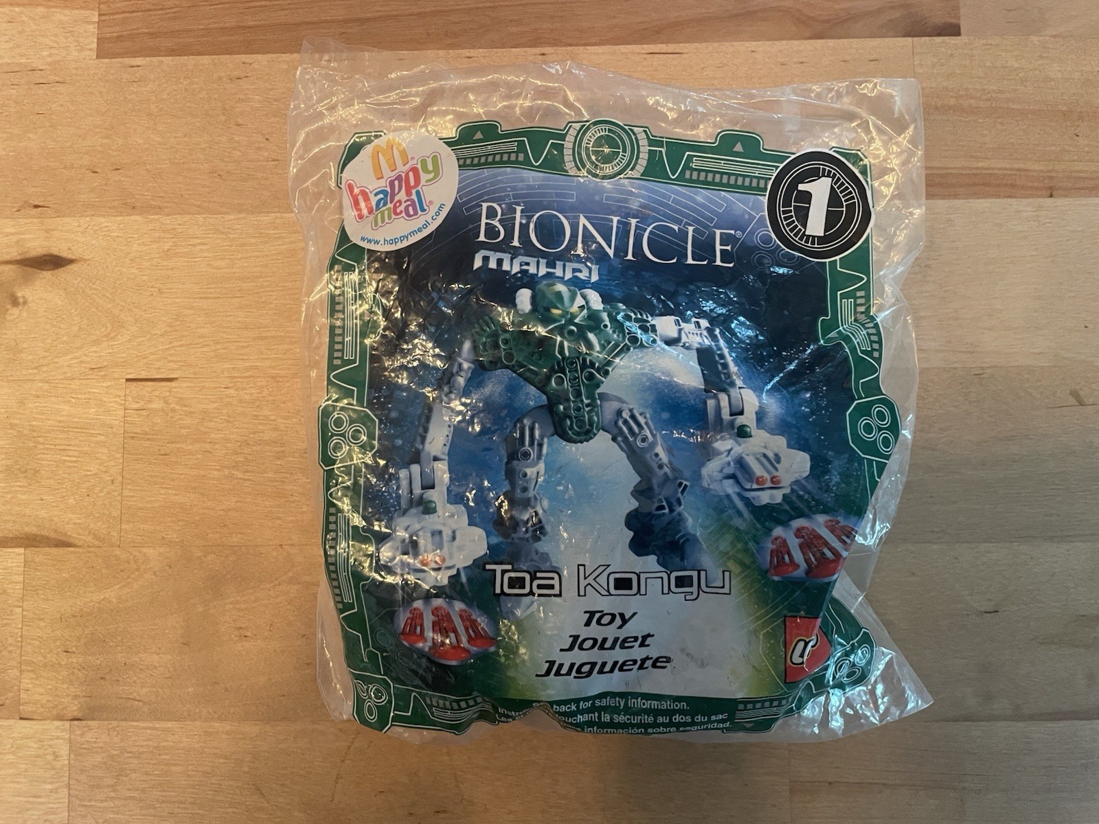 2007 McDonald's LEGO Bionicle Toa Kongu Happy Meal Toy Sealed