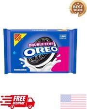 OREO Double Stuf Chocolate Sandwich Cookies, Family Size, 18.71 oz