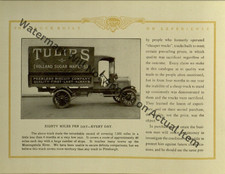 Lange Motor Trucks Pittsburgh Tulips Candy (2)Brochure Photograph Print 8.5x11"