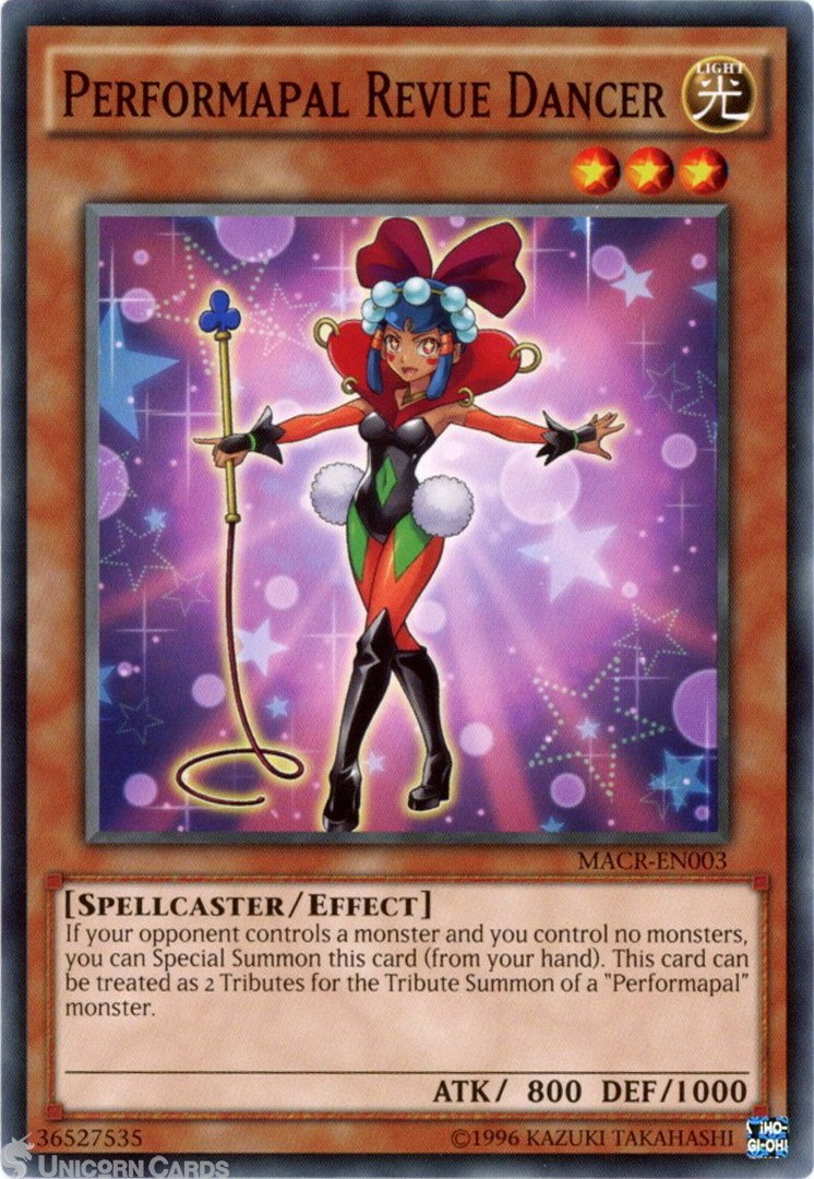 MACR-EN003 Performapal Revue Dancer Common UNL Edition Mint Yu-Gi-Oh! Card