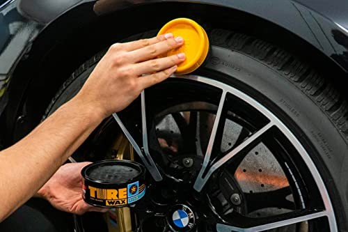 SOFT99 Tyre Tire Black Wax Coating Dessing Rubber Car Care Natural Sheen 02015 - Foto 9 di 9