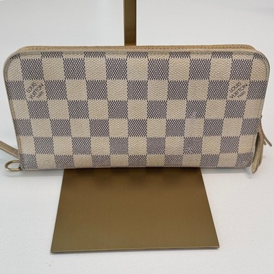Louis Vuitton Womens Damier Azur Canvas Insolite Long Wallet 