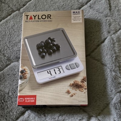 Taylor Multi-Platform Kitchen Scale 11LB X 0.01 0Z Removable Platform New 
