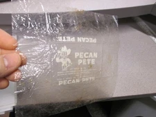 candy bar wrapper 1940s PECAN PETE Paul Beich Bloomington IL 1.5 oz #2