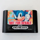 Sonic the Hedgehog [Not for Resale] (Sega Genesis, 1991) Cleaned & Tested