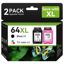 64 XL Ink Cartridge for HP 64XL ENVY 5542 6255 6258 7130 7132 7164 7858 7855 lot