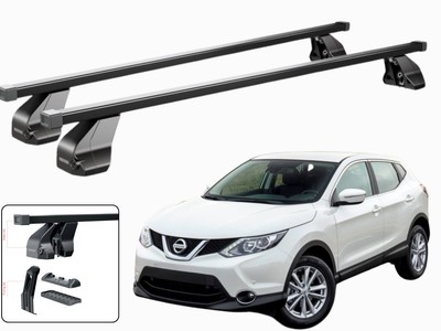 DACHTRÄGER FÜR NISSAN QASHQAI (J11) OHNE HANDLAUF 2014-2021 MENABO SCHWARZ