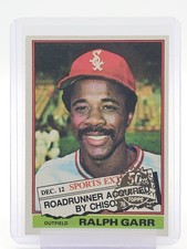 RALPH GARR 1976 TOPPS TRADED BUYBACK STAMP #410T WHITE SOX OUTFIELD Q5677