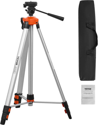 VEVOR Laser Level Tripod, ¼ X 20 Thread Mount, 27.36-68.11 Inch Height Adjustmen