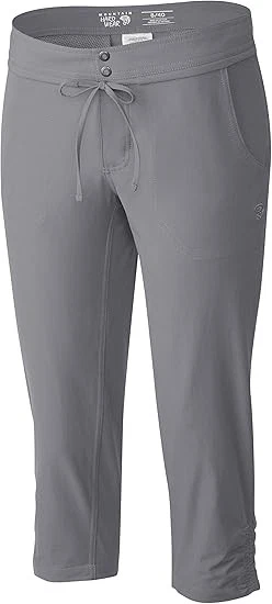 Mountain Hardwear Women's Yuma Capri Pants, Steam, 4 (Inseam 20)