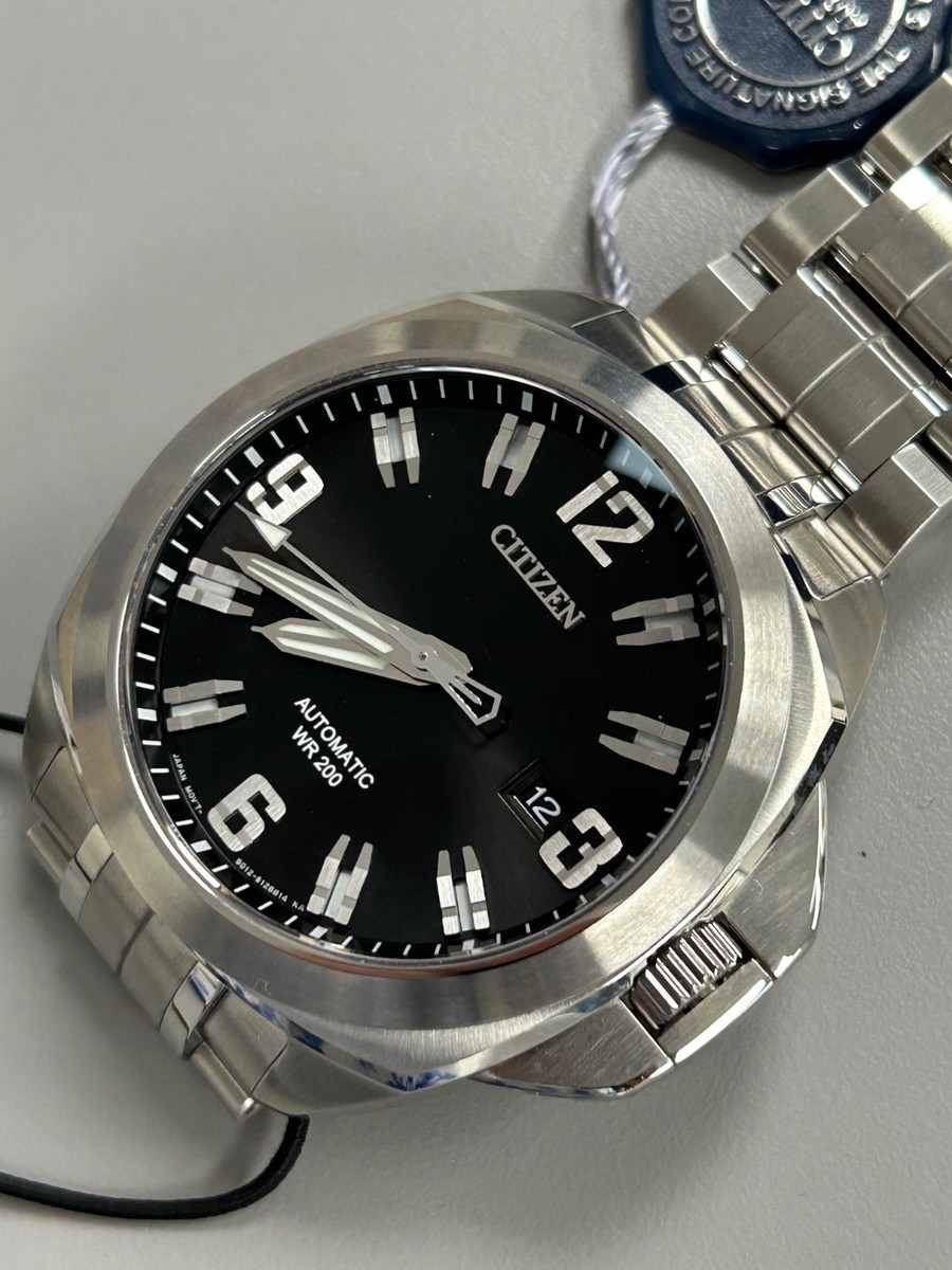 NEW Citizen Signature Grand Touring Automatic Black Dial Men's