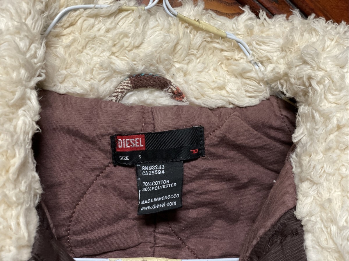 Diesel short multicolor jacket vintage | eBay