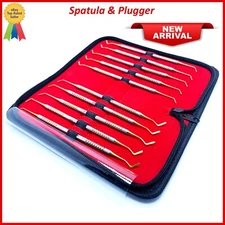Dental Composite Filling Instruments Spatula & Plugger Titanium Gold Tips