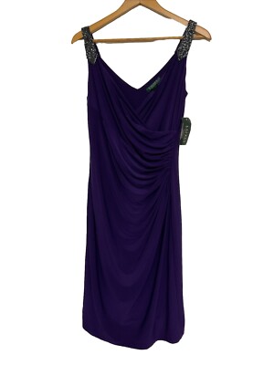 green emerald velvet dress Plum Wrap-Style Cocktail Dress