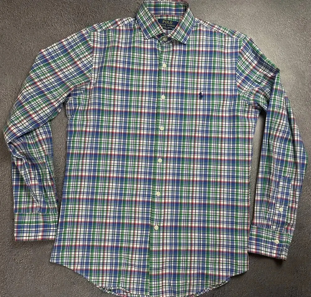 Polo Ralph Lauren slim fit checked shirt size M