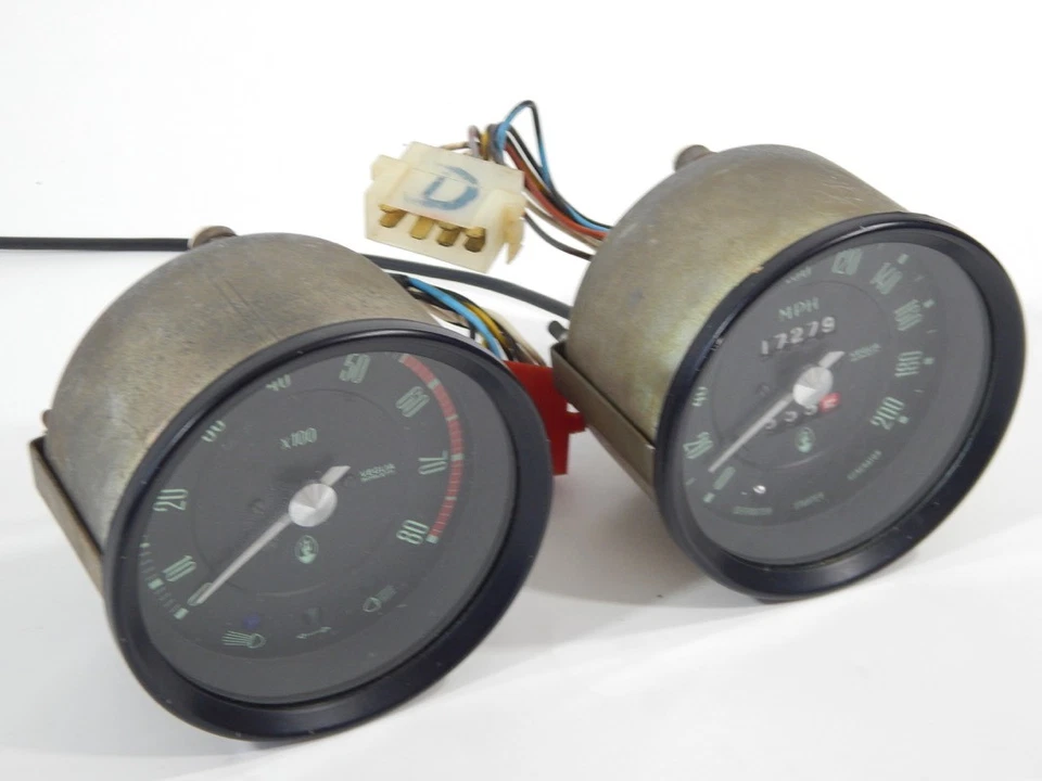 Оригинальный Maserati Bora Indy Khamsin veglia borletti тахометр и спидометр - Изображение 3 из 4