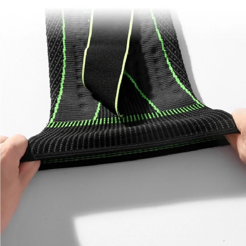 1 Pair Knee Sleeves Compression Brace Support Protector Pads Sport Injury Pain - Image 4 of 4