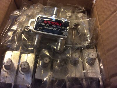 LotOf 25 Antronix  CMC2002HC-A 2-Way Horizontal Splitter -3.5dB Coax Cable TVa