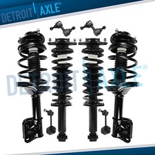 Front Rear Struts w/Coil Spring + Sway Bars Kit for 2009 - 2013 Subaru Forester