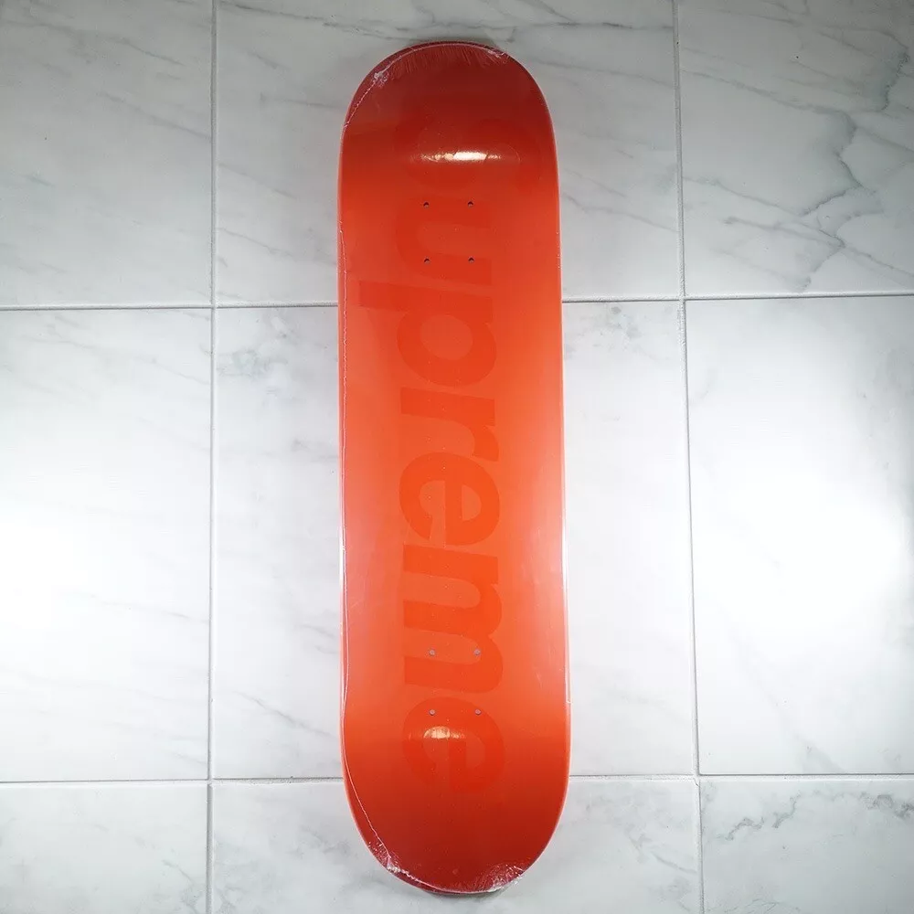 Supreme Tonal Box Logo Skateboard Deck Red 8.25” x 32” SS23 NEW IN HAND